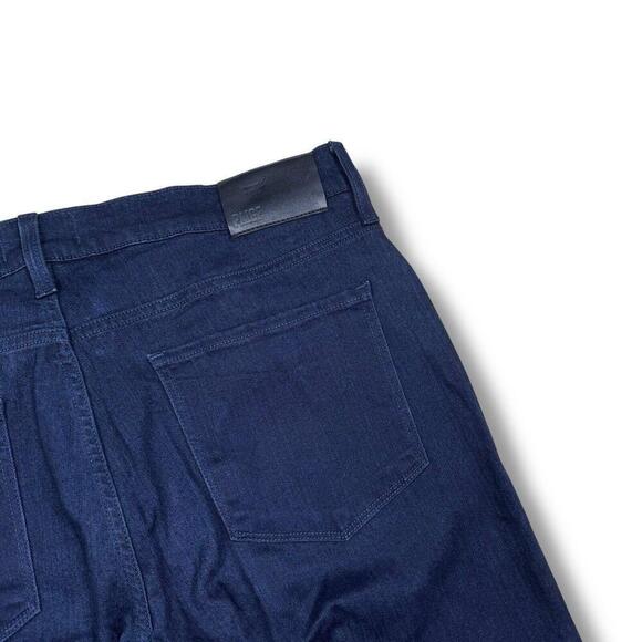 Paige Jeans Mens W33 Federal Dark Navy Slim Straight Stretch Preppy Denim Casual - Picture 6 of 9